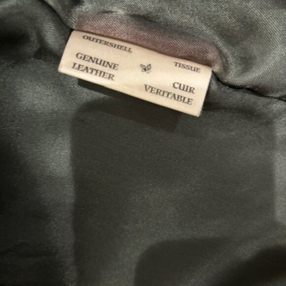 Anorak style Leather jJacket - Picture 7 of 8